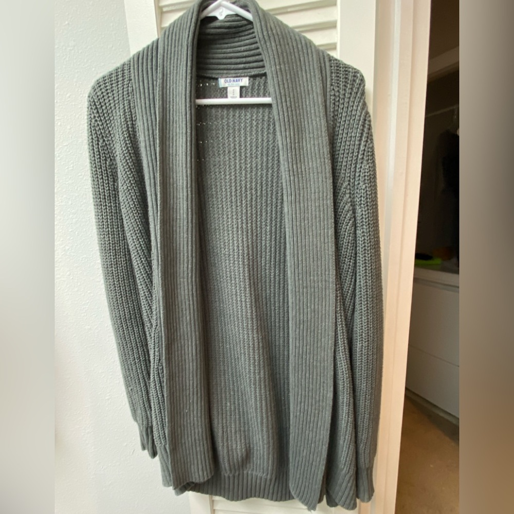🩶Old Navy • gray cardigan • S • EUC - Picture 1 of 10